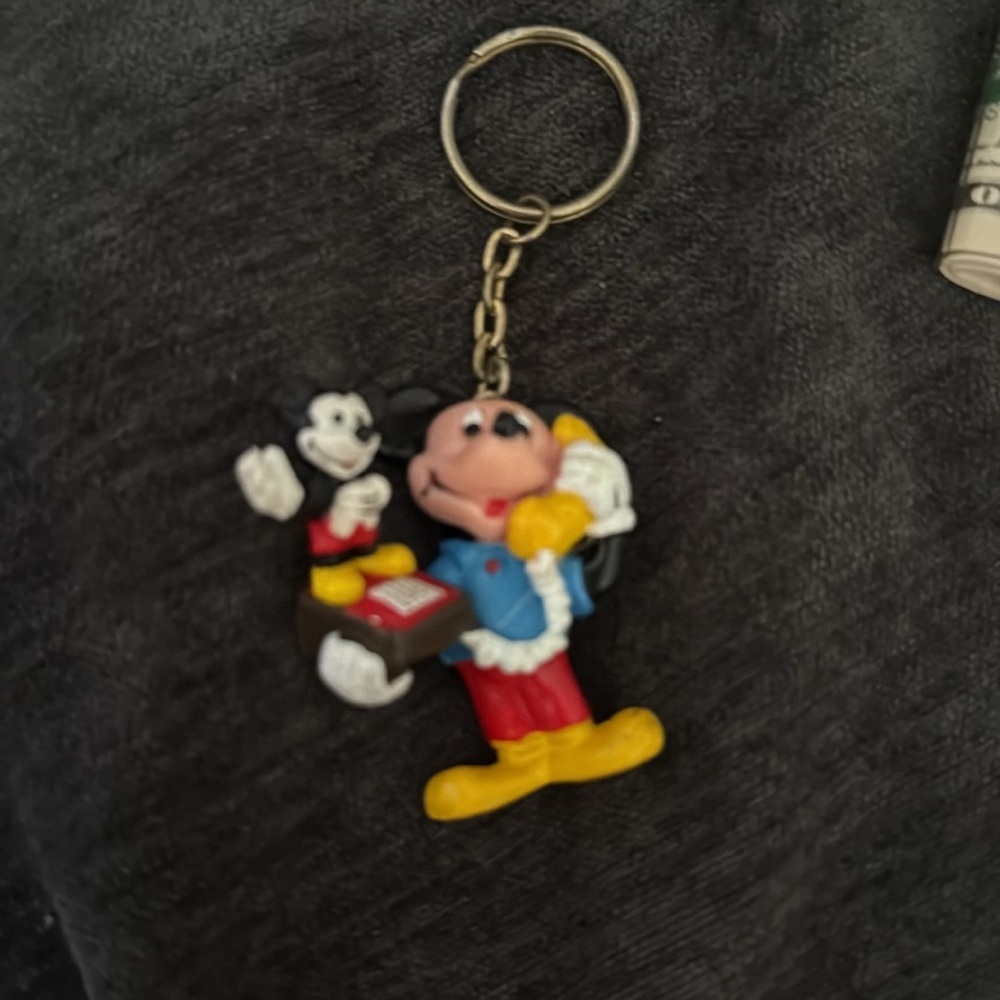 Vintage 6 Unique Keychain Set with Cartoon and Novelty Designs - Picture 2 of 7
